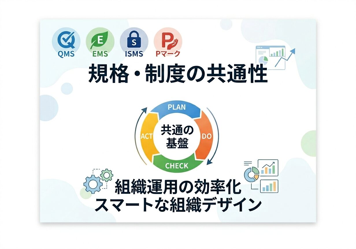 ISO9001・14001・ISMS・Pマークの共通点とは？「ISOIEC専門業務用指針（HLS）」から紐解く統合運用のポイント